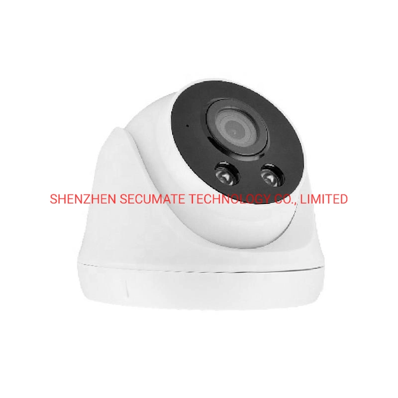 4MP Dome IP Poe de plástico microfone incorporado da câmara CCTV de áudio para casa uma visão nocturna de câmera de segurança IP66 H. 265 Ai Onvif Fornecedor câmara CCTV