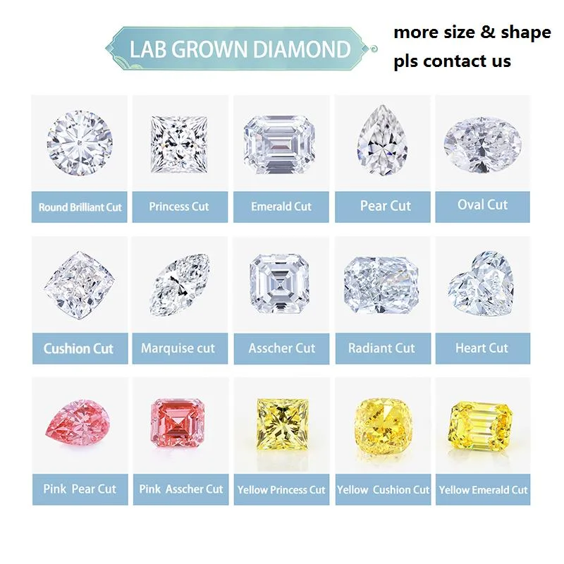 Starsgem 1CT 1.5CT 2CT 2.5CT 3CT Сертификат IGI различных размеров CVD HPHT DEFG Vs VVS оптом синтетический круглый лаб выращен Продажа алмазов на складе