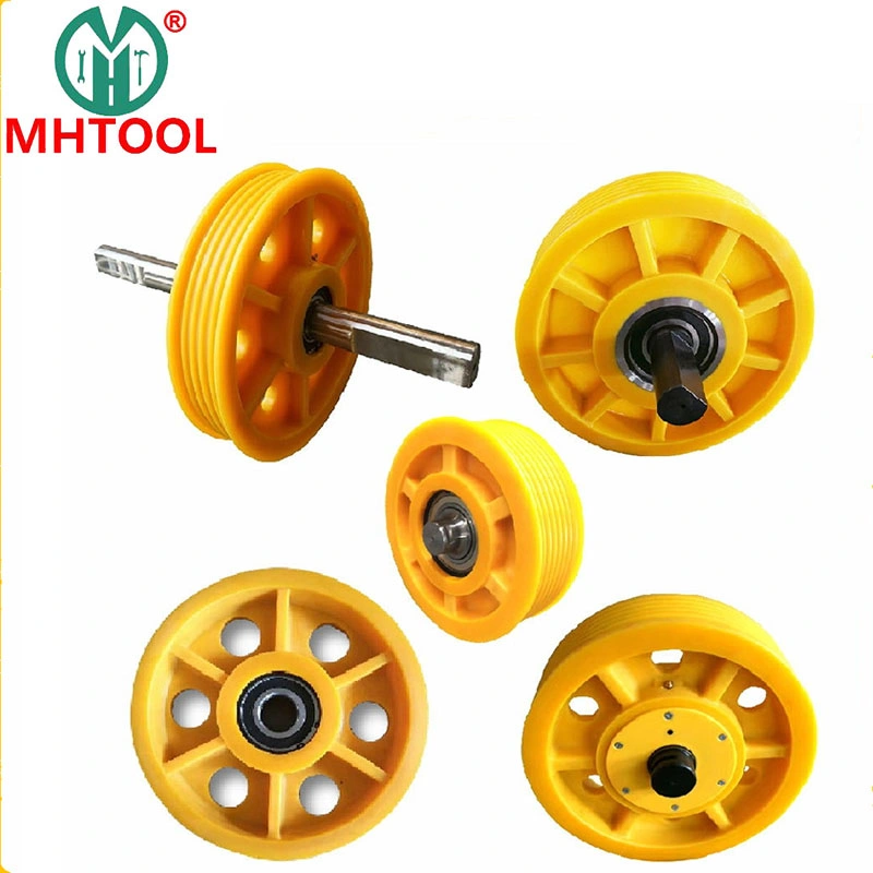 Nylon Steel Counter Diversion Guide Wheel Pulley Sheave for Elevator Escalator Spare Parts