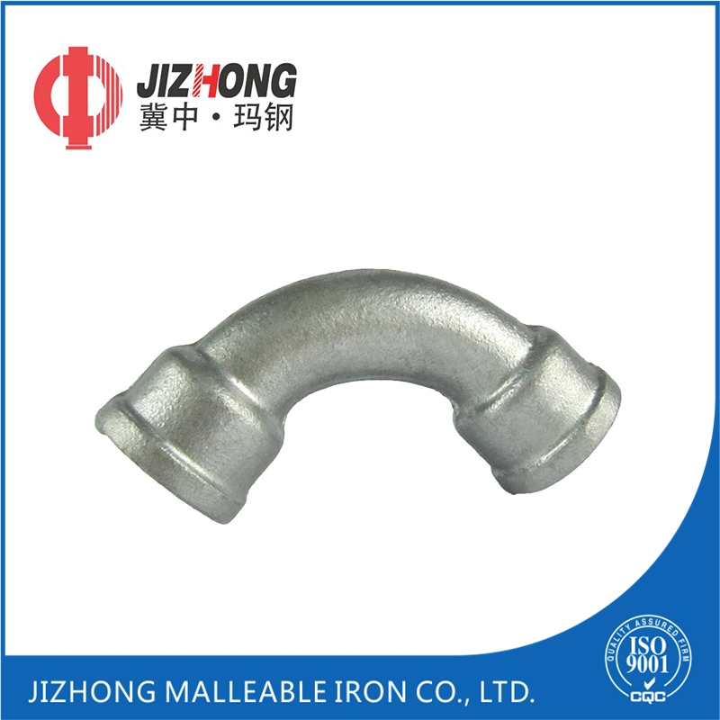 UL FM Malleable Iron Casting 90 Degree Bend Screwed Pipe Fittings