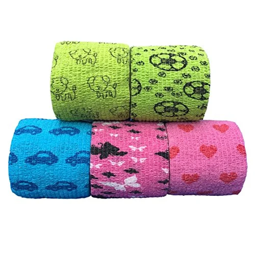 Disposable Colorful Adhesive Wound Plaster Colorful Adhesive Bandage