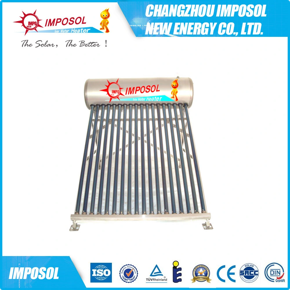 2016 New Style Compact drucklose Solar Water Heater nach Mexiko