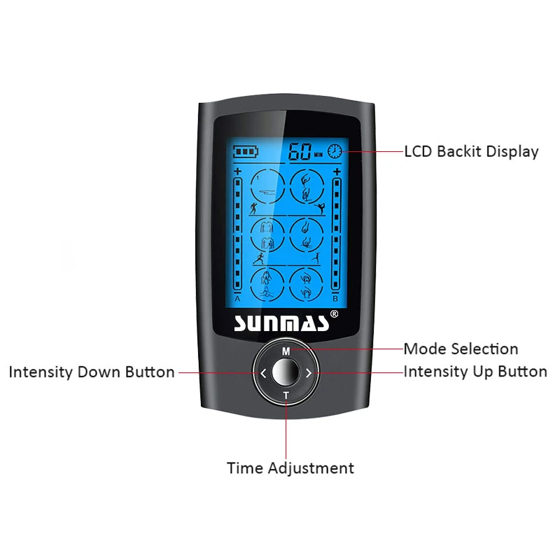 Smart Mini estimulación eléctrica estimulador muscular estimulador muscular Pulso electrónico estimulador muscular