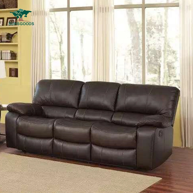 Best Selling Modern Furniture Genuine Leather Home Lounge Chair, Modern Corner Leather Sets