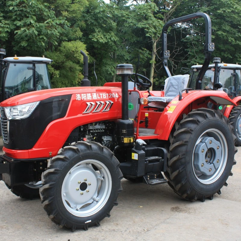 120HP 4X4 Farming Tractor with 4 Cylinders, in Line, Water Cooling Engine