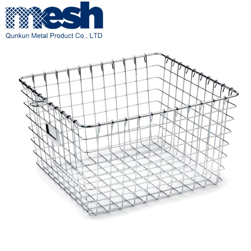 Stainless Steel Square Book Basket