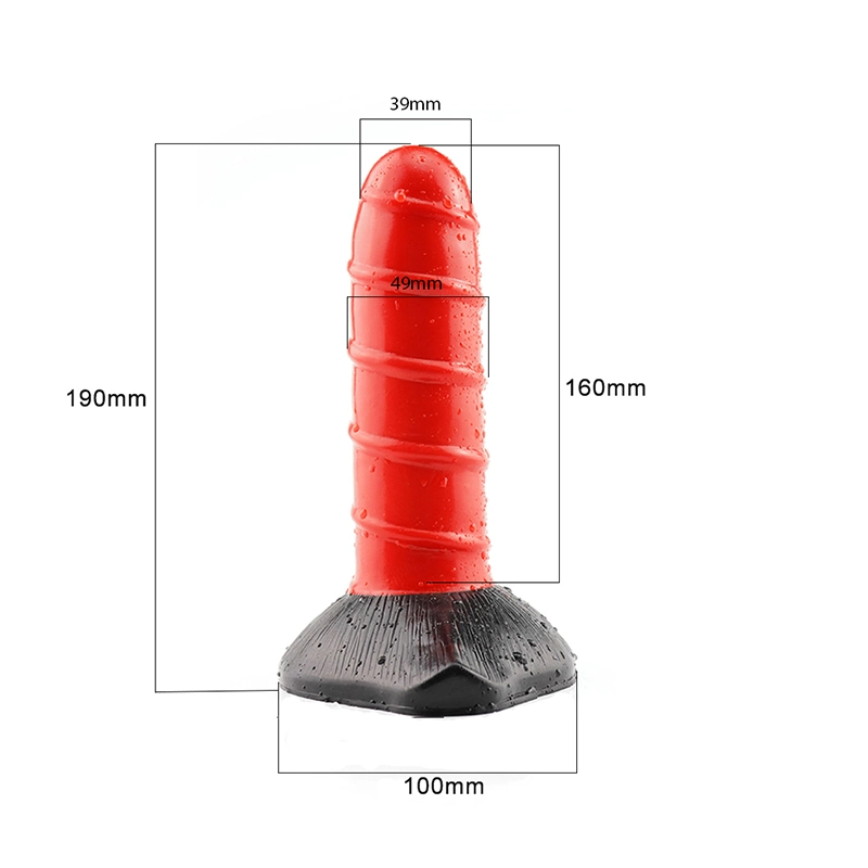 Sexbay Yj-118 Liquid Silicone Realistic Dildos for Women Rubber Penis Sex Toy Wall Mount Big Boys Dick