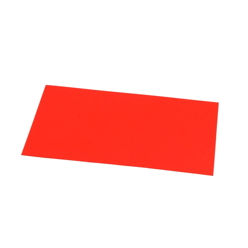 0.25mm Rigid Solid Red Color Plastic Pet Sheet