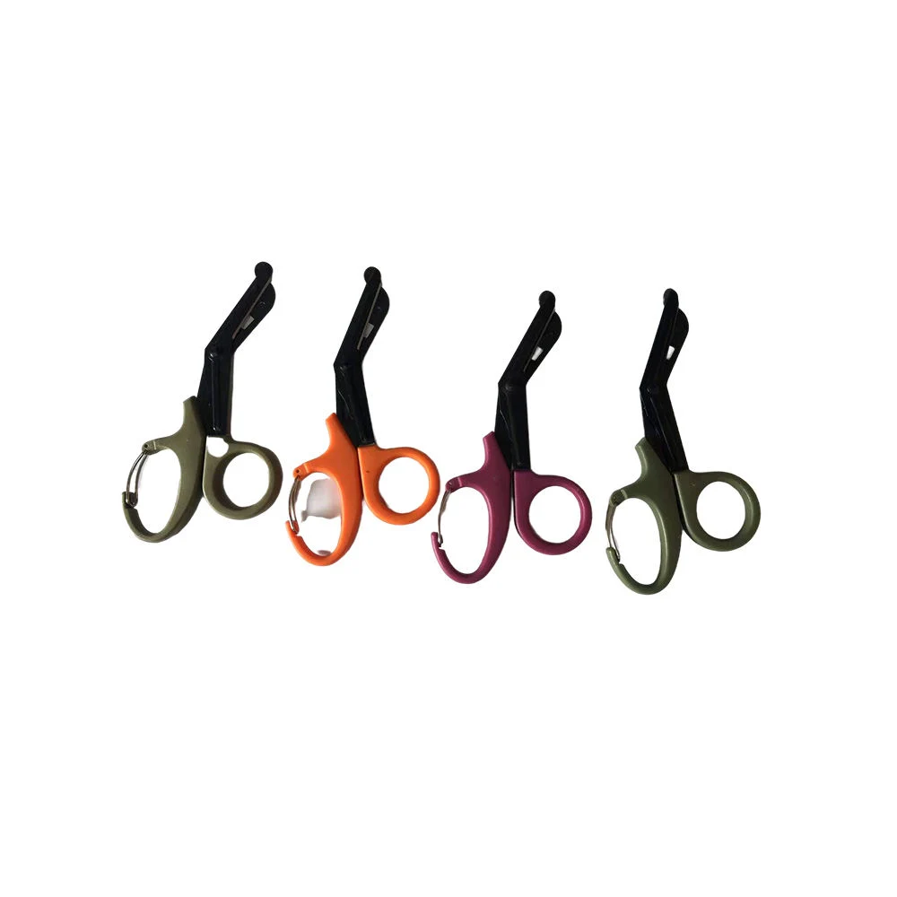 Medical Laser Bandage Shears with Window Breaker Bandage Scissors