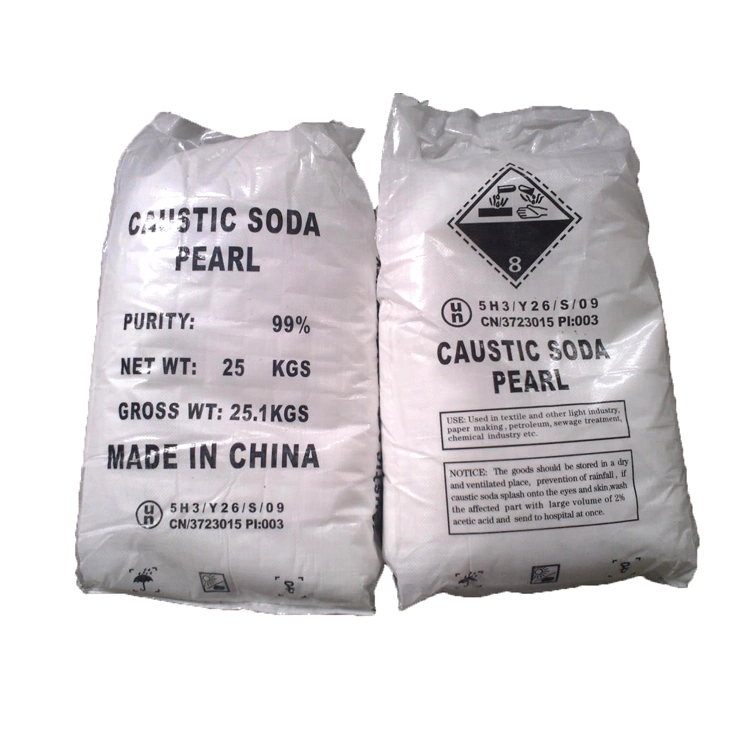 Naoh 99% Flakes and Pearls Sodium Hydroxide Caustic Soda