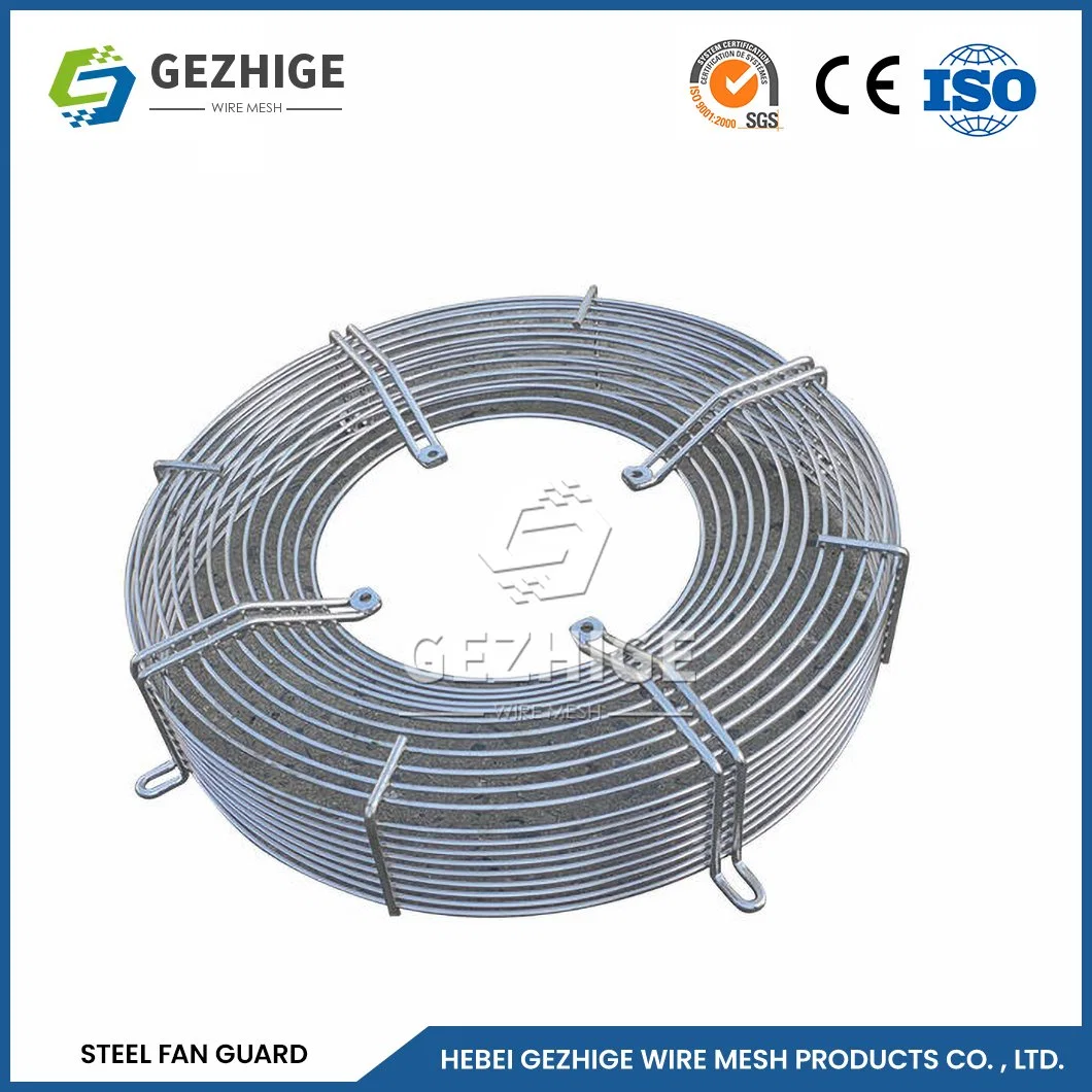 Gezhige Fan Guard Protection Factory amostra disponível Folha Metal Fan A cobertura China adapta-se à proteção da ventoinha de malha de 80 mm