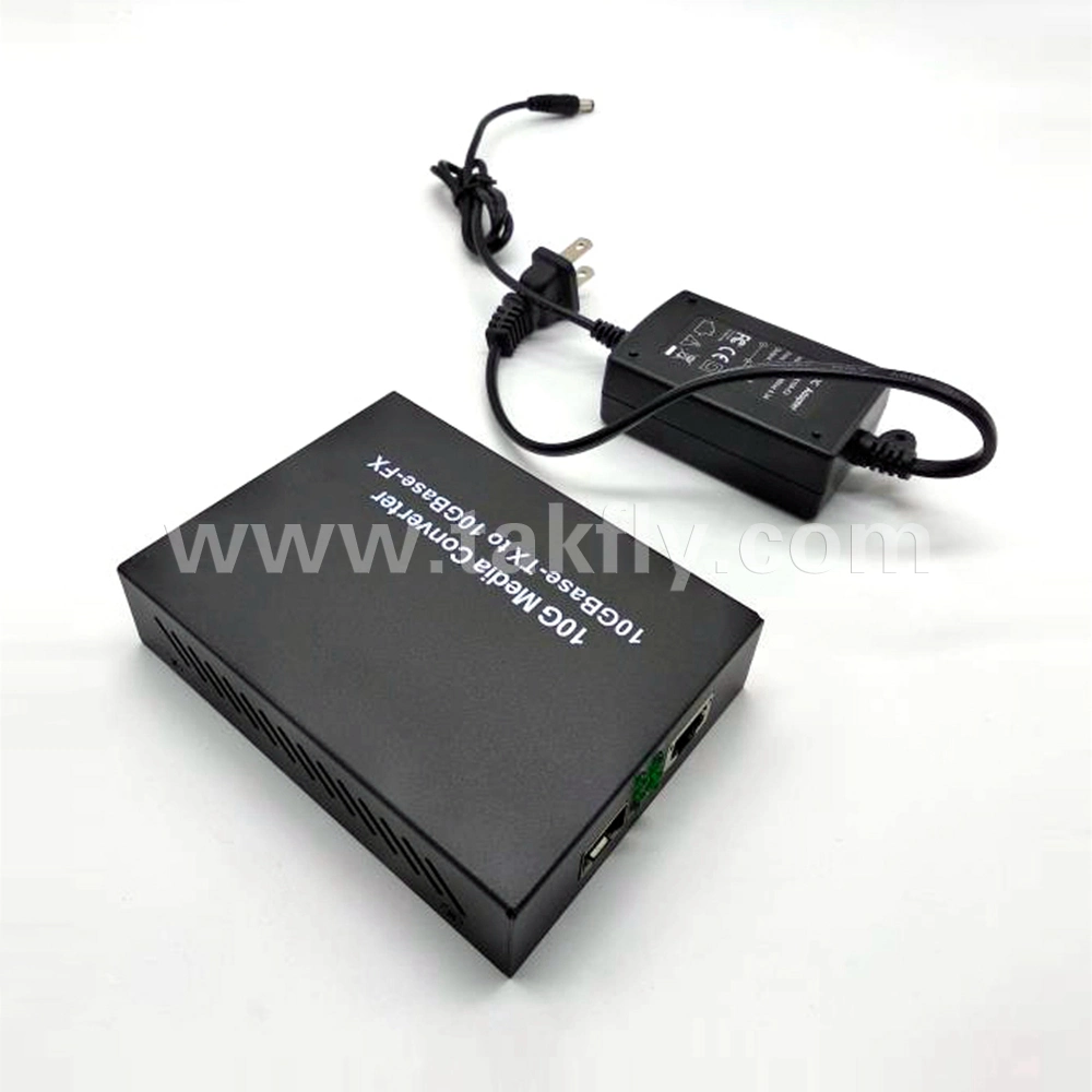 10gbase-Tx to 10gbase-Fx Fiber Optic Media Converter