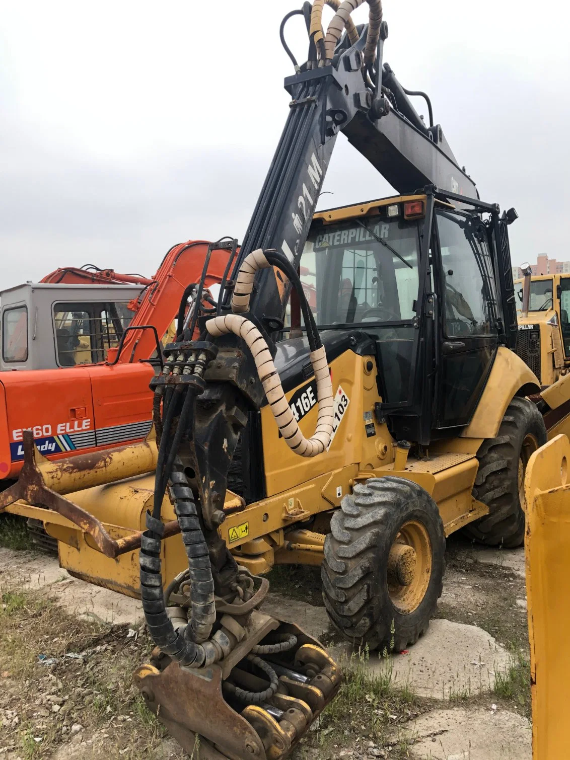 Used Catt 416e Mini Wheel Loader Used Tire Loader