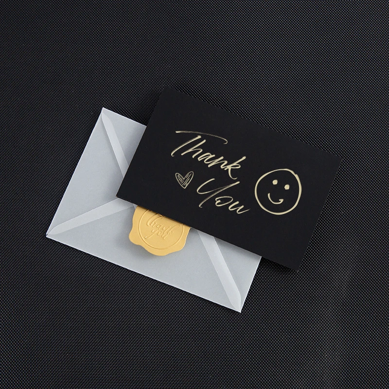 Christmas Birthday Carton Packaging China Wedding Invitations Cards Black Jl-6025