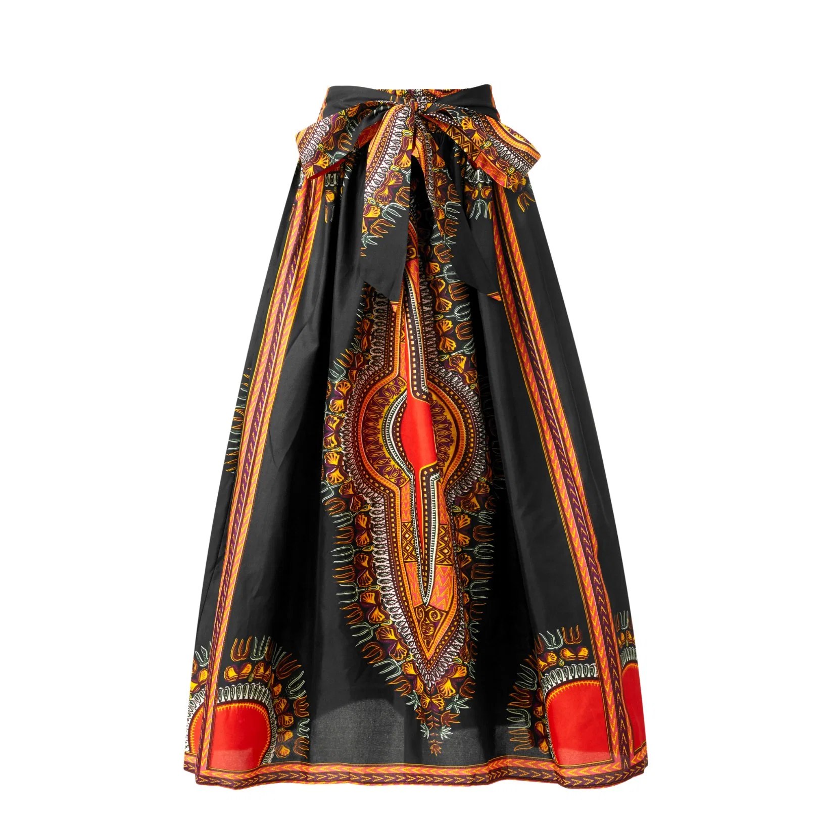 African Print Women Bottom Plus Size Casual Sexy Long Skirt