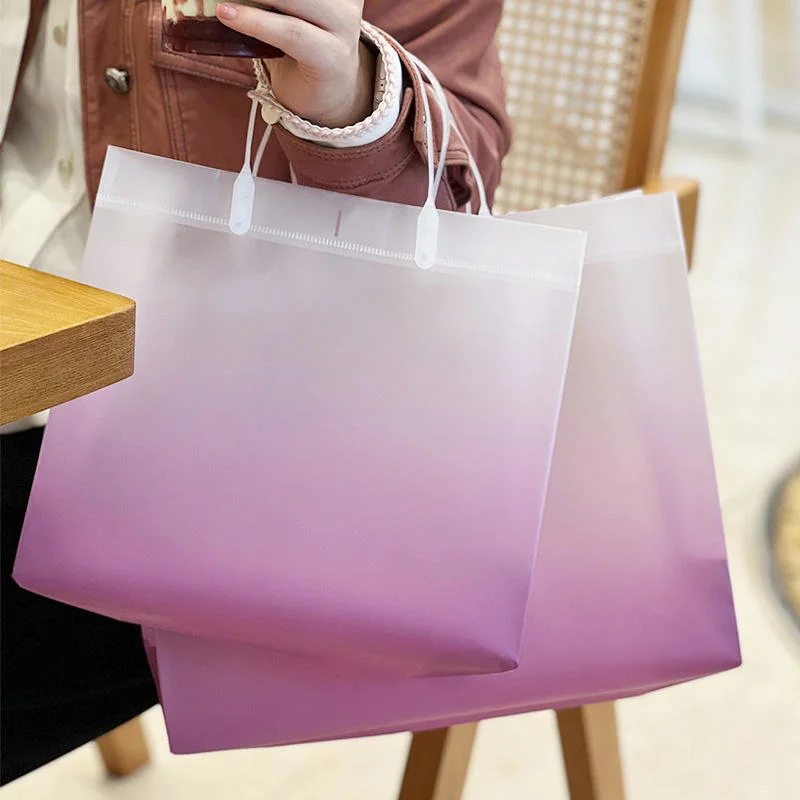 Prácticas Diseño de Moda Xianghui útil PVC Tote bolsas de compras personalizado embalaje