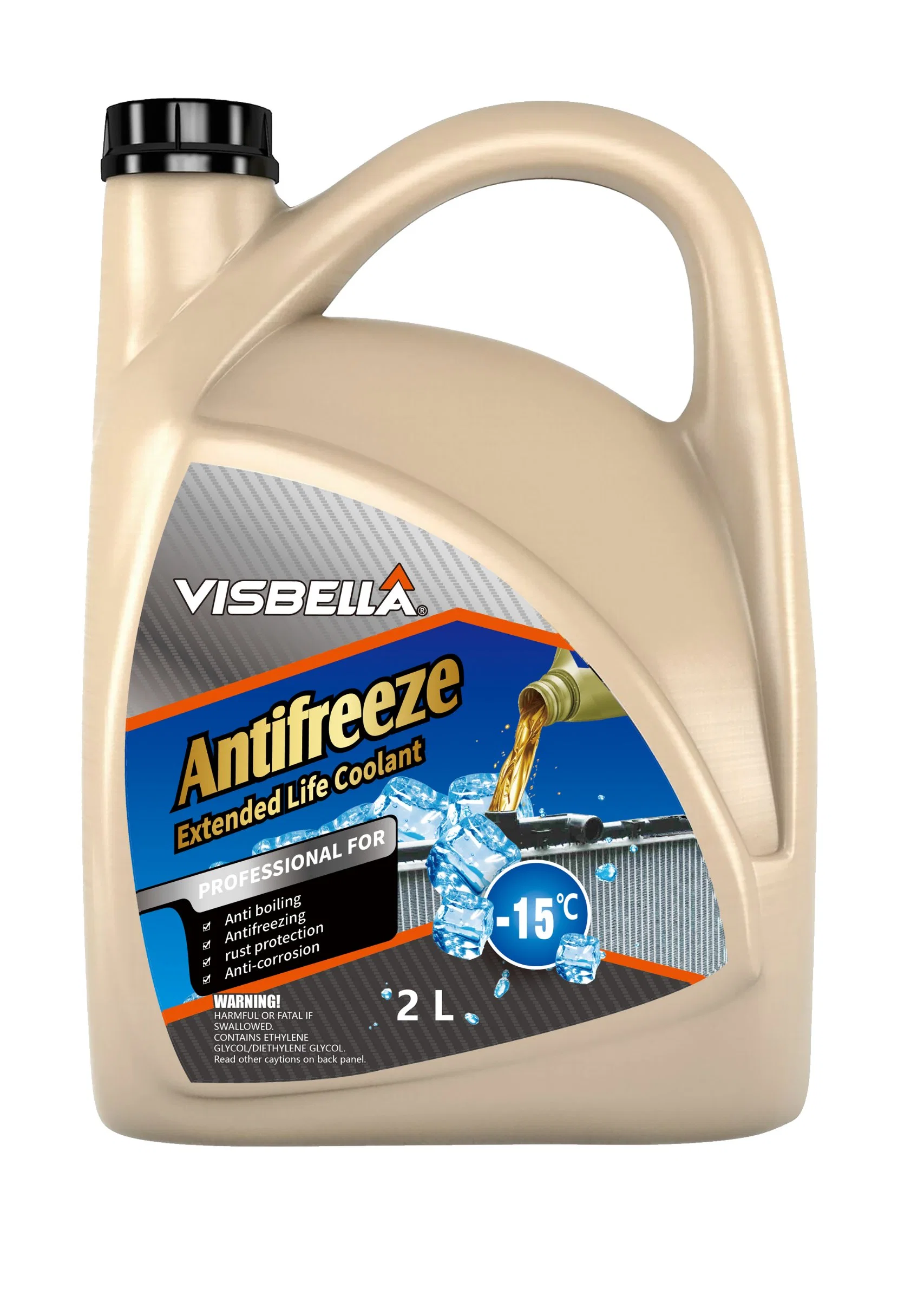 Liquide de refroidissement de moteur de voiture Visbella Pure liquide antigel