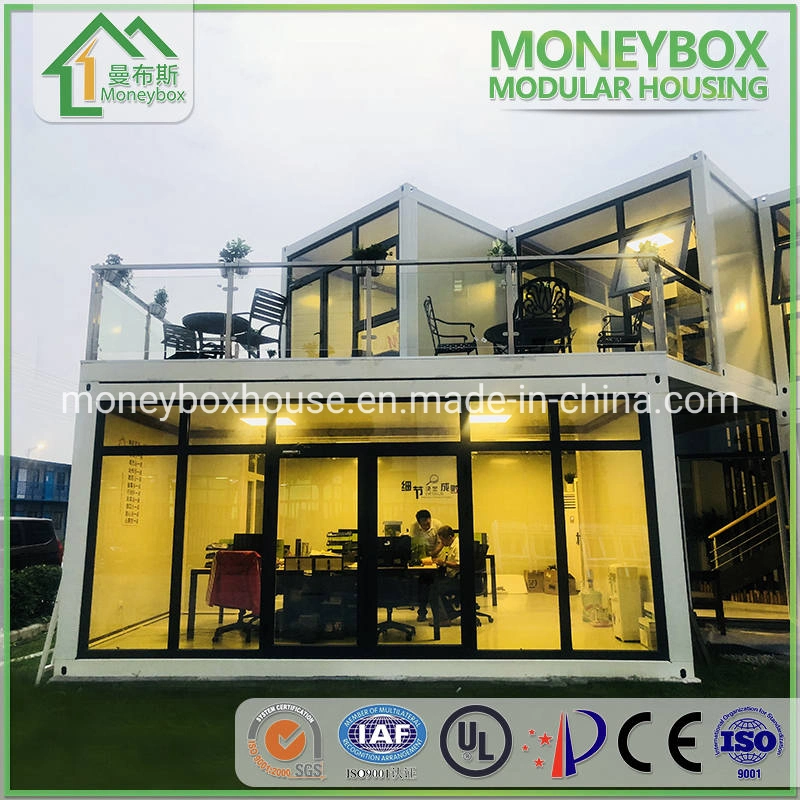 Multi Story Mobile Container kombiniert Design 20ft Tiny Luxury Modern Vorgefertigte CE Container Portable Prefab Modulares Haus Gebäude