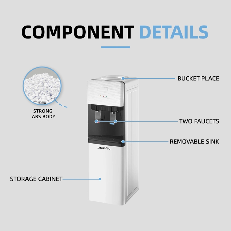 Jewin ABS cuerpo sin botella eléctrico Tipo Soporte dispensador de agua caliente Agua fría