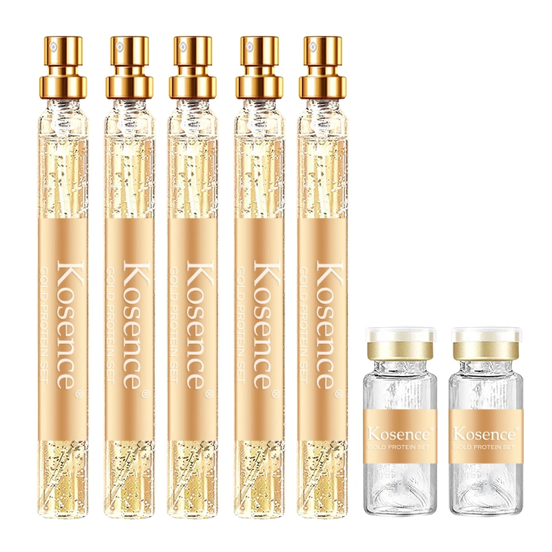 Kosence Korean Soluble Protein Thread and Nano Gold Essence Combination Face Lift Protein Threads to Smoothes Wrinkles