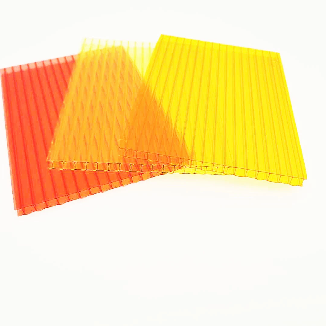 Twin-Wall Greenhouse Building Materials/Custom Shape and Color/High quality/High cost performance Plastic PC Sheets Clear Polycarbonate