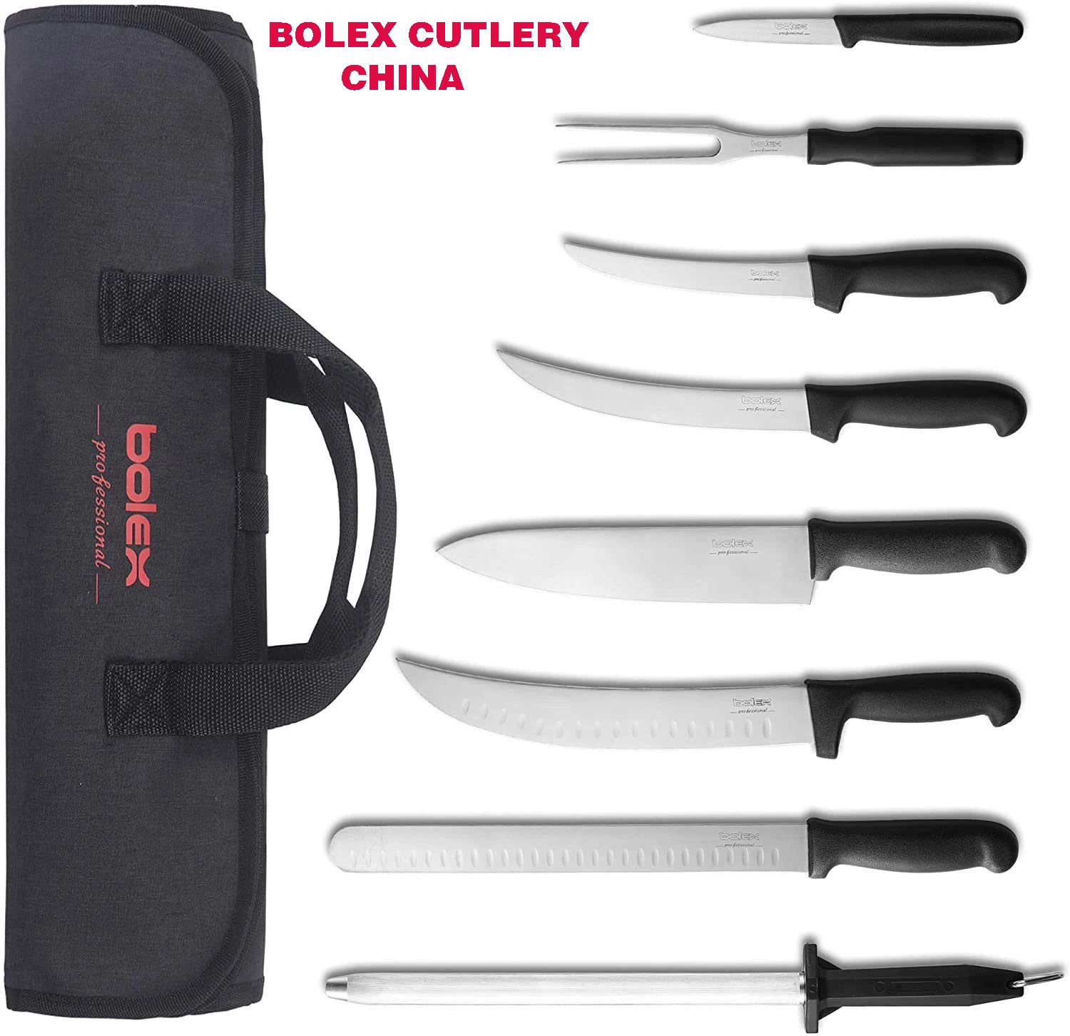 Bolex Cutlery China Kitchen Chef Knives Set