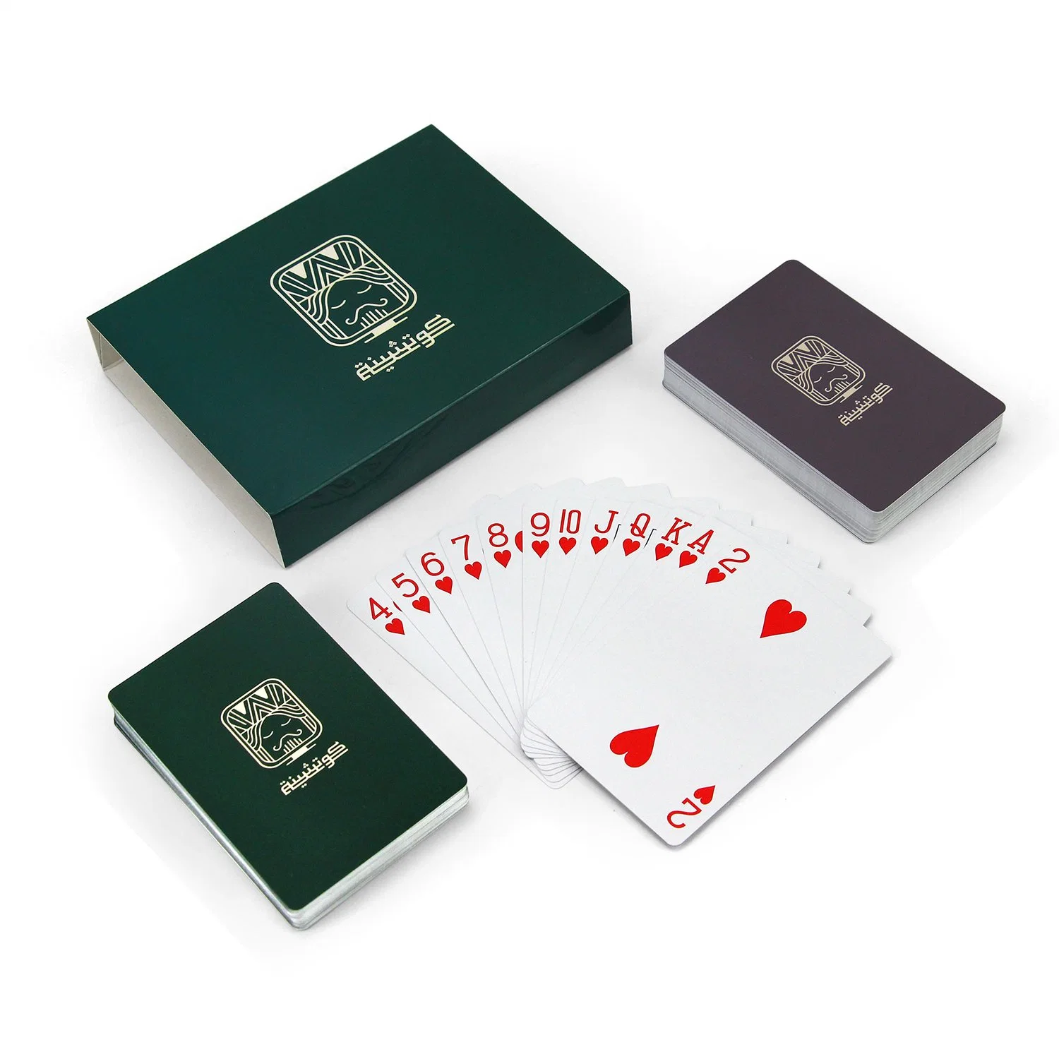 Amostra grátis Design personalizado o seu logotipo impresso PVC plástico impermeável Poker jogando baralho