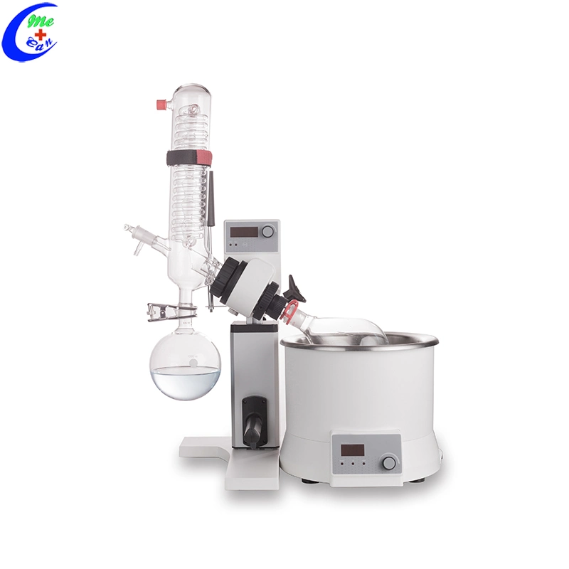 Manual Lift Digital Rotary Evaporator for Distillation