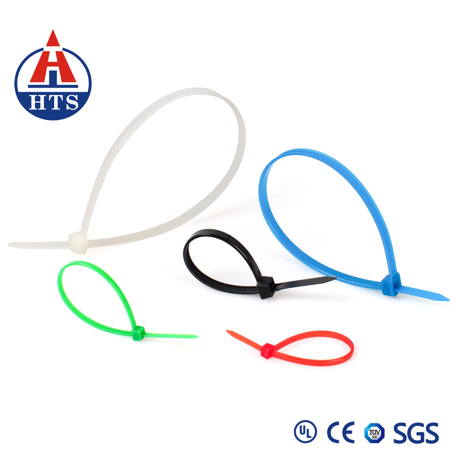 Serre-câbles en nylon plastique homologué ce REACH SGS 7.5*350 mm