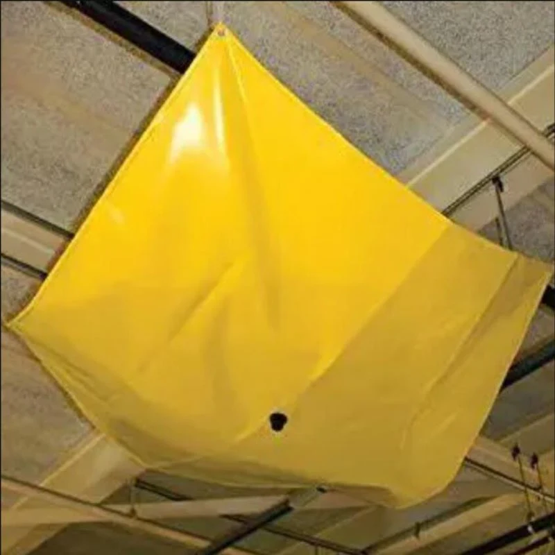 HDPE Anti-Leak Waterproof Yellow/White/Black Drain Tarp for Ceiling Roof