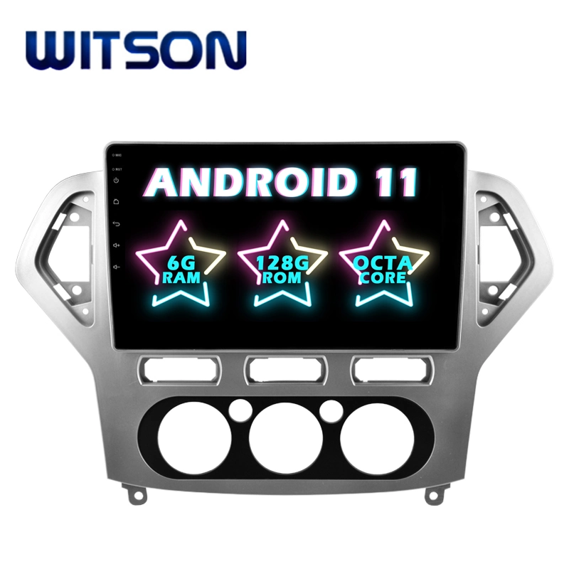 نظام تحديد المواقع العالمي للسيارة Wetson Android 11 لنظام الملاحة الخاص بشركة Ford Mondeo Mk4 الوسائط المتعددة للسيارة CarPlay 2006-2010