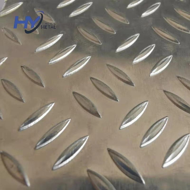 China Manufacture Embossed Diamond 5083 Sheet 1100 H18 Full Hard Aluminium 3003 H24 Aluminum Embossed Plate Coil