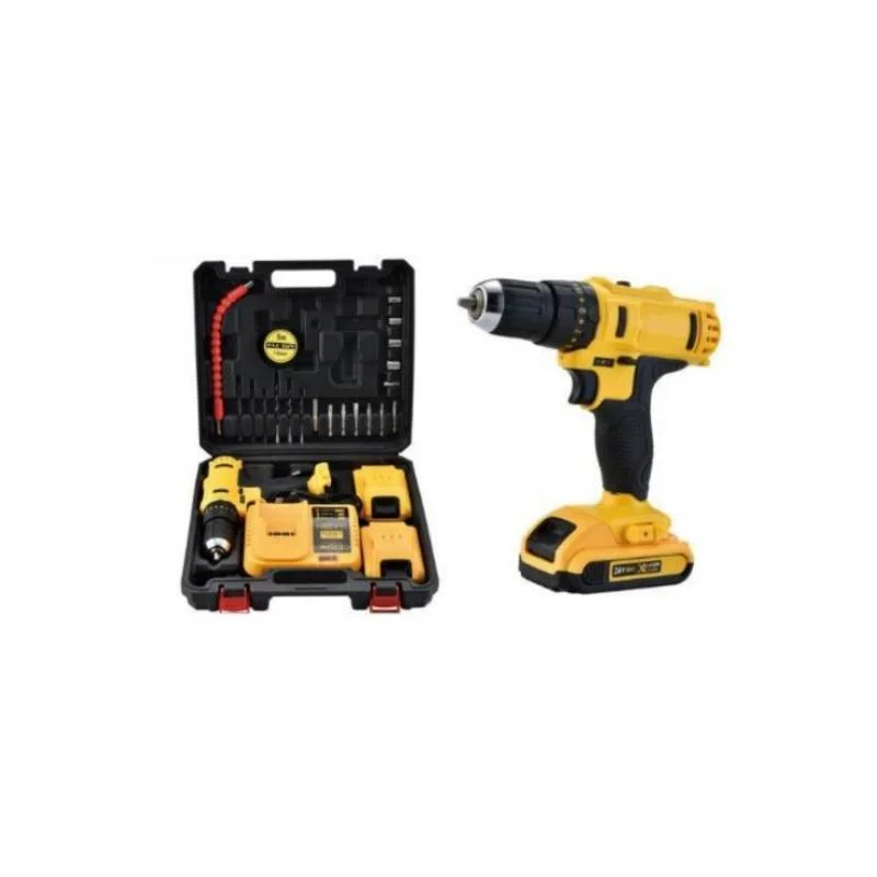 Manufacturers Wholesale 21V Li-ion Battery Power Tool Cordless Hammer Drill Set
