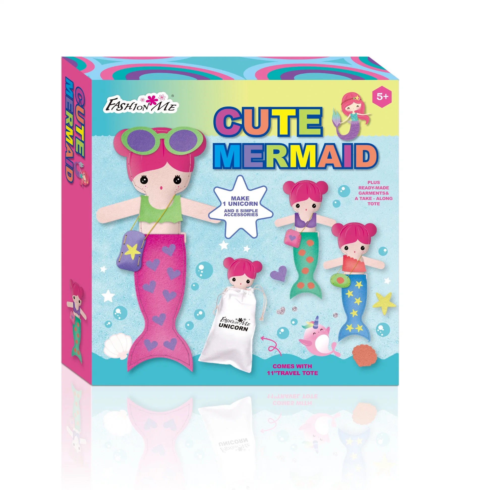 New Mermaid Sewing Kit for Kids Art & Craft Kit DIY Making Gift