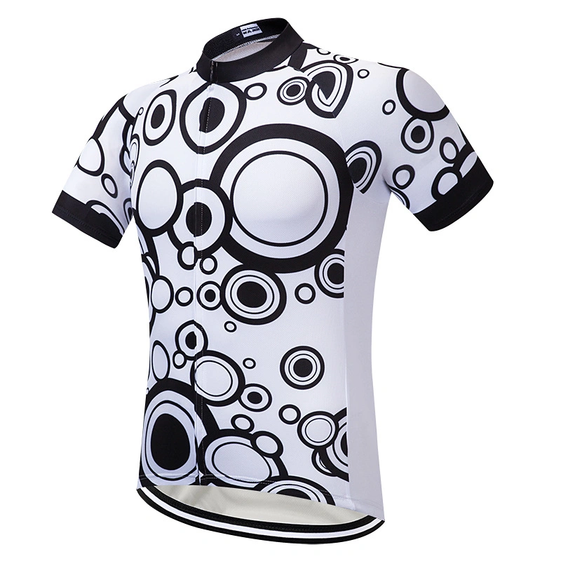 Men Cycling Jerseys Skull Logo T-Shirt Sublimation Sports Bike Shirts