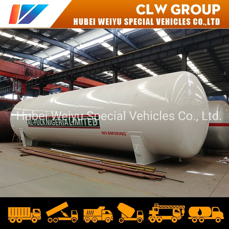 120m3 LPG Storage Tank 60tons Propane Gas Tanker Pressure Vessel for LPG Filling Plant in Nigeria