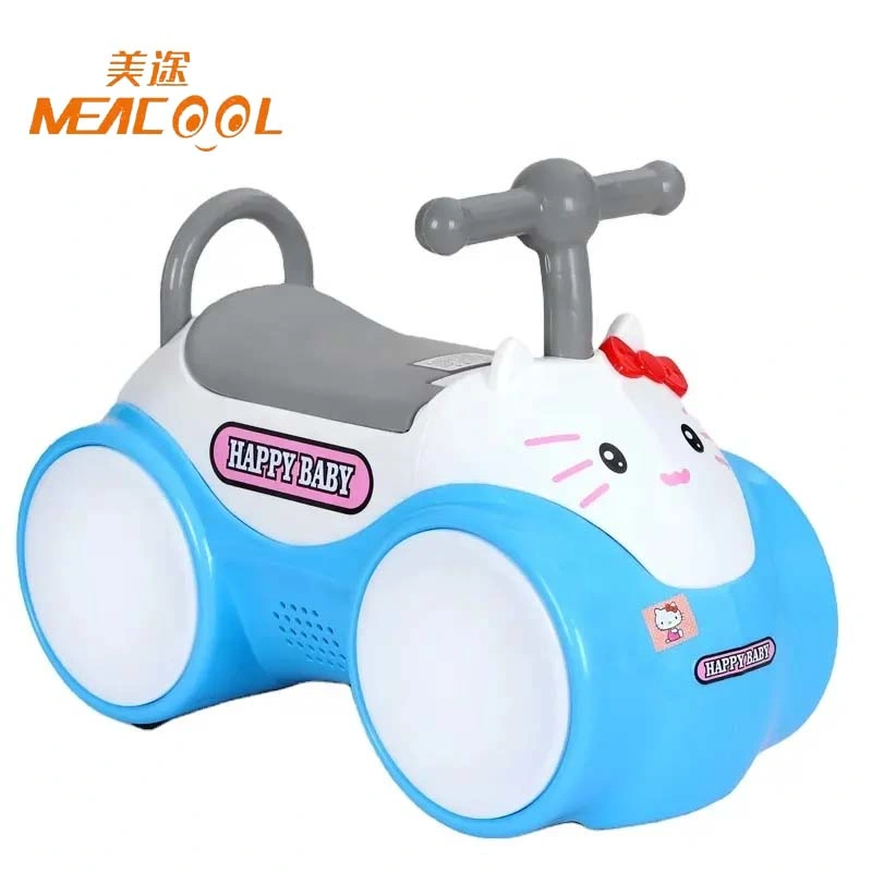 Usine de gros de l'inertie Scooter Hot vendre mini voiture/Cartoon enfants Roller Coaster Bébé Twist avec de la musique s'allume/4 secoueurs de roue/Kids voiture