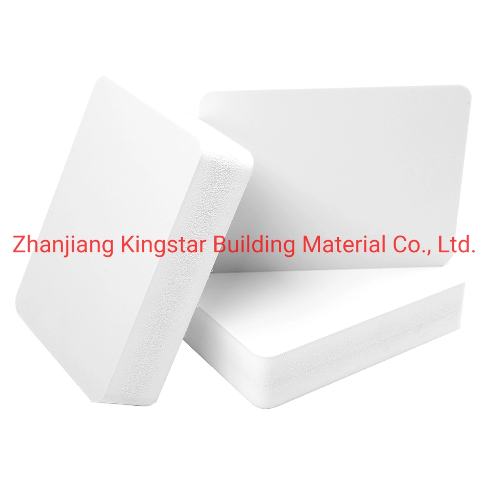 Kingstar Waterproof White Black Rigid PVC Expanded Forex Foamex Celuka Extruded Sheet Panel PVC Panel