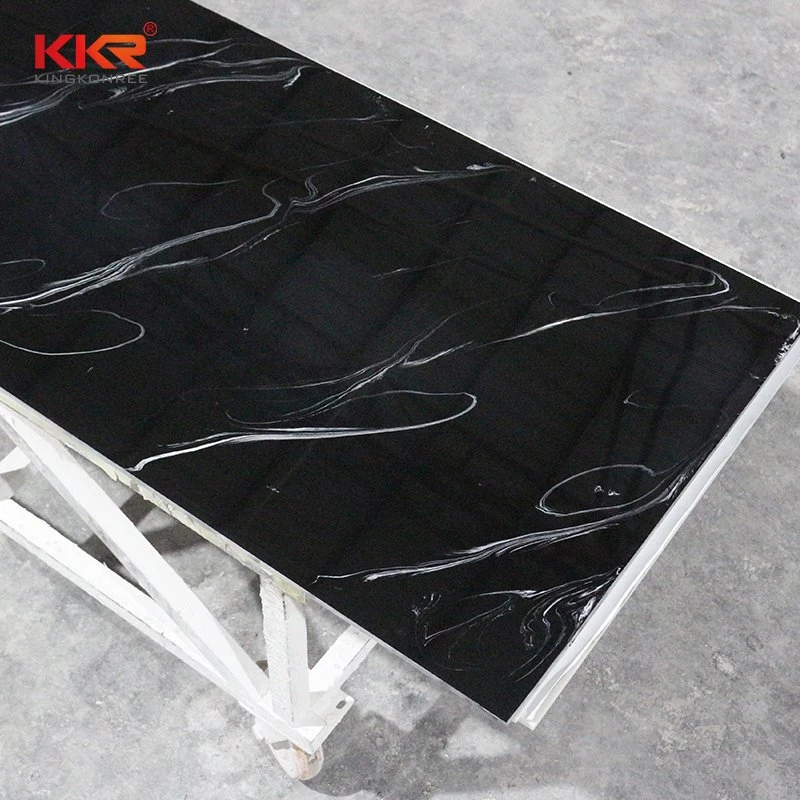 Polished Translucent Solid Surface Sheet Artificial Onyx Wall Panel for Decoration