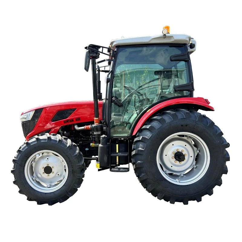 China Agricultural Machine Equipment 4 Cylinder Engine Compact Tractor