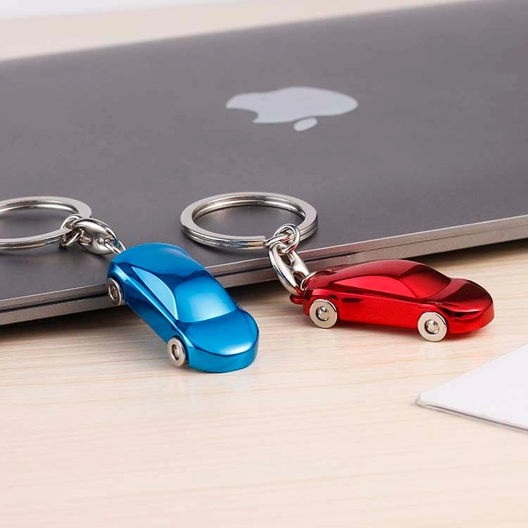 3D Offset Printing Zinc Alloy Keychain Audi Car Model Decoration Keychain