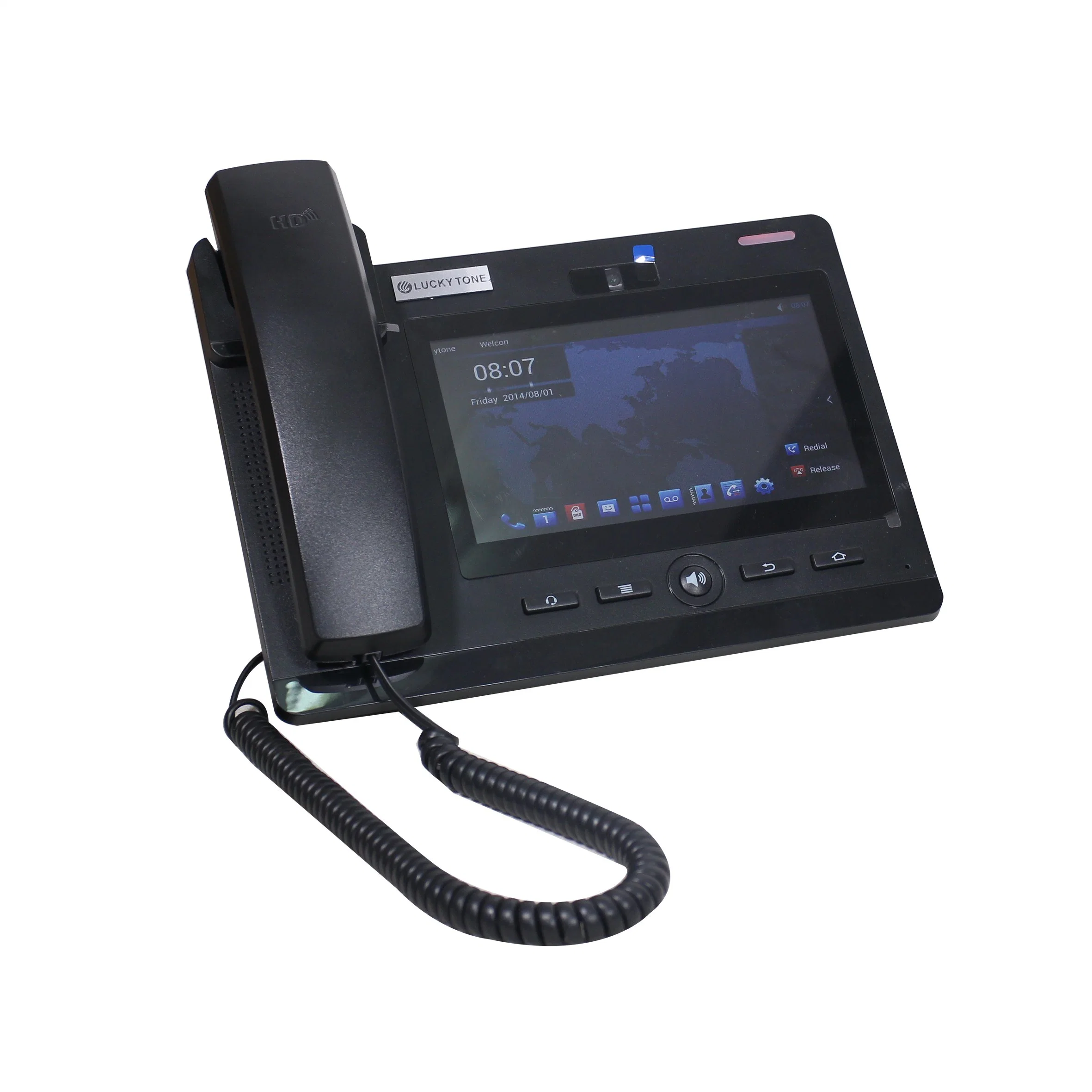 Desktop Smart Video SIP Phone with Android System Eco SIP PA System Desktop Stand or Wall-Mount