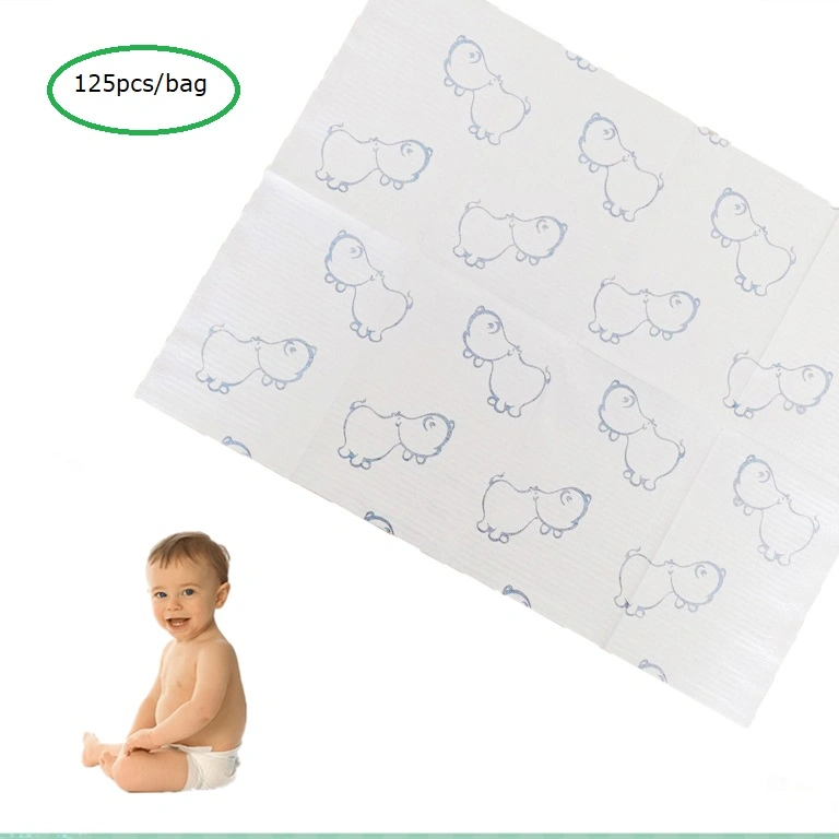 33X45cm 3ply Baby Care Disposable Changing Nappy Pads