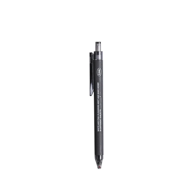 Needle Head Carbon Black Pen School Student Gel Pens 0.5 mm Ink