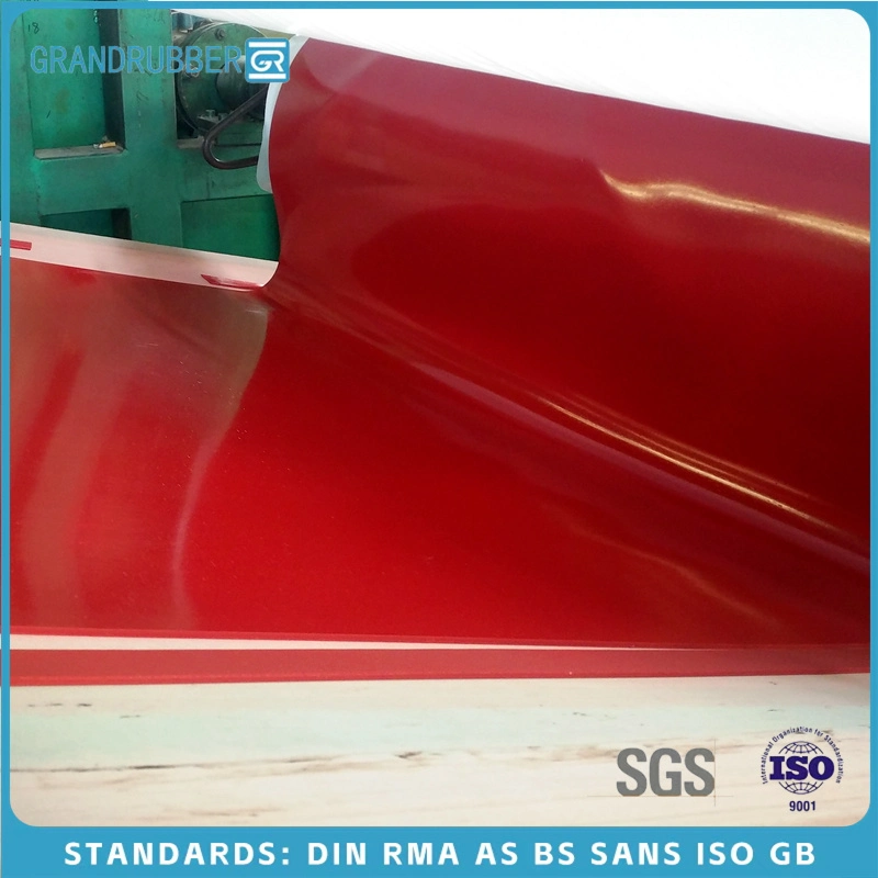 SBR Cr NBR EPDM Silicone Flooring Wear Resistant Sound Absorber Food Grade Industrial Neoprene Rubber Sheet