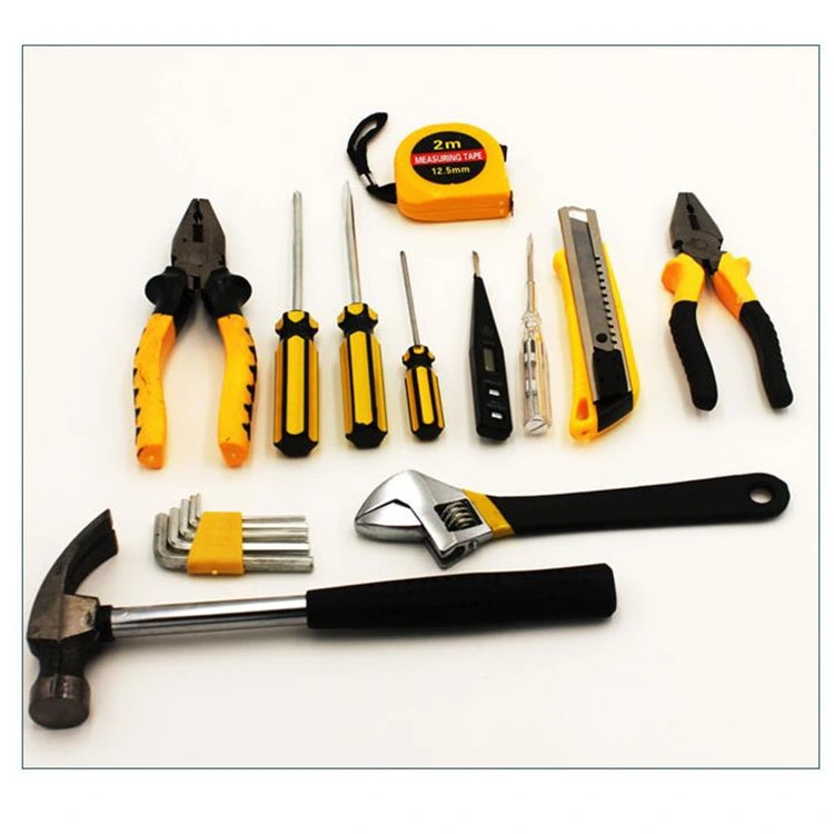 Ensemble d'outils manuels combinés de quincaillerie 16 pièces jeu d'outils multifonctionnels portatifs Sr8016