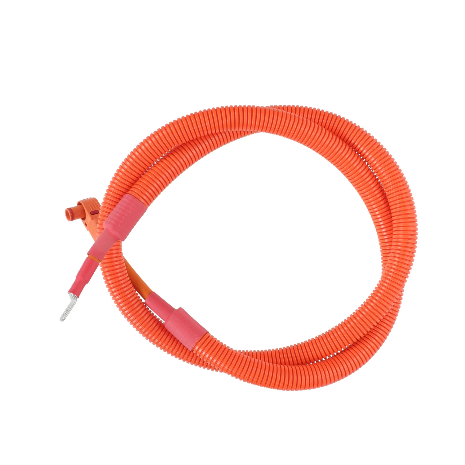 EV Orange Corrugated Pipe Wire Battery Pack High Voltage Wiring Harness Solar New Energy Vehicle Wiring Harness