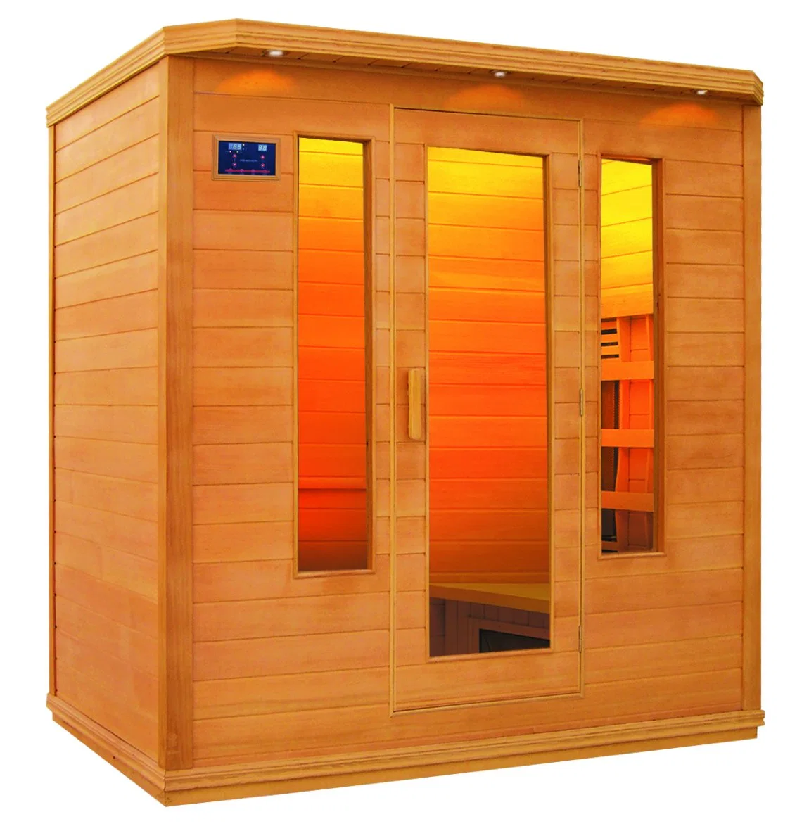 Luxury Solid Wood Room Dry Steam Sauna Room Infrared Sauna