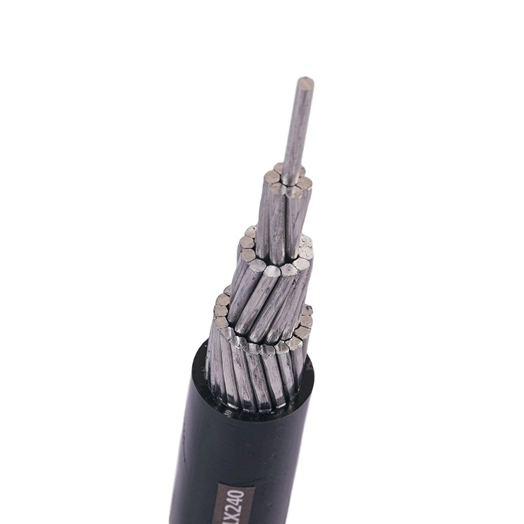 PE XLPE isolamento de PVC 1kv Eléctrico de sobrecarga de antena de transmissão cabo incluído o espaçador ABC Fio eléctrico