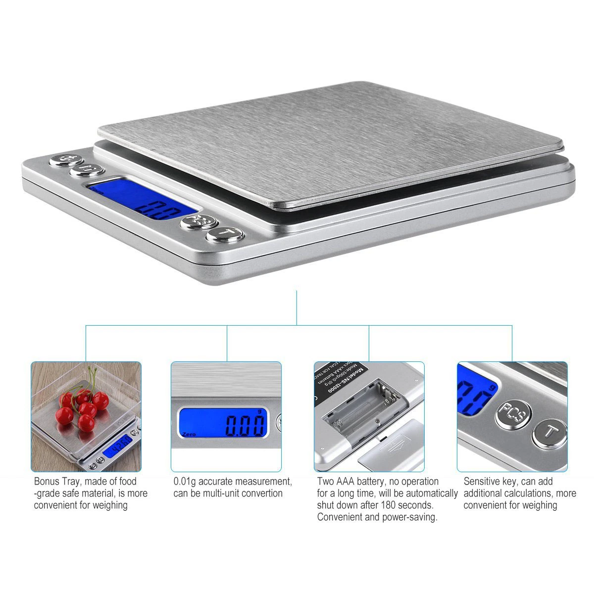 Stainless Steel High Precision Digital Kitchen Scale